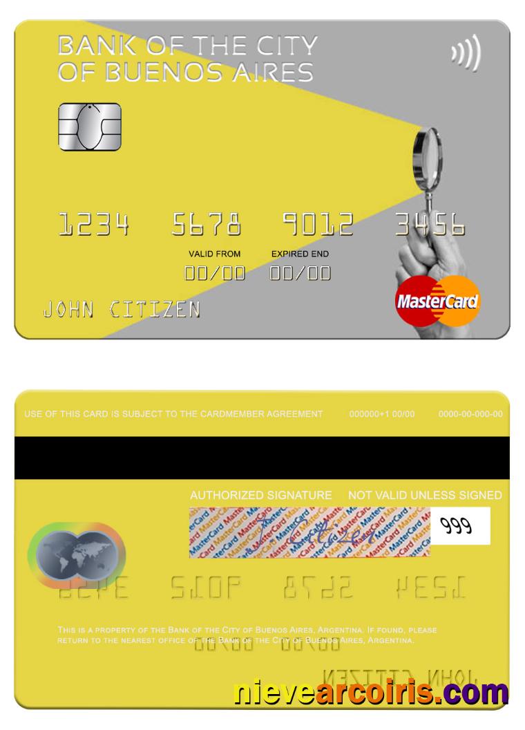 Argentina Bank of the City of Buenos Aires mastercard